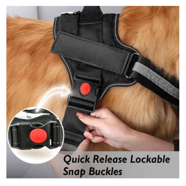 Saway Pet Store K9 Premium Customizable Dog Harness – Red